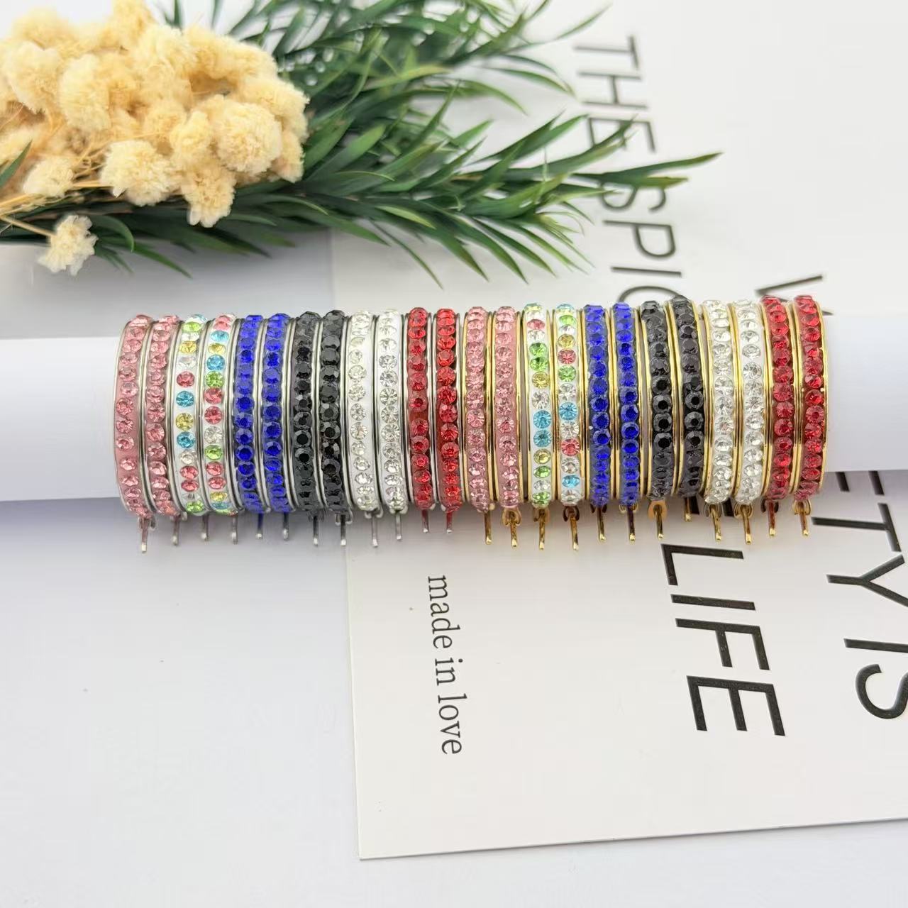 Women's Luxury Refined Rhinestone Full Diamond Big Hoop Fashion Earrings