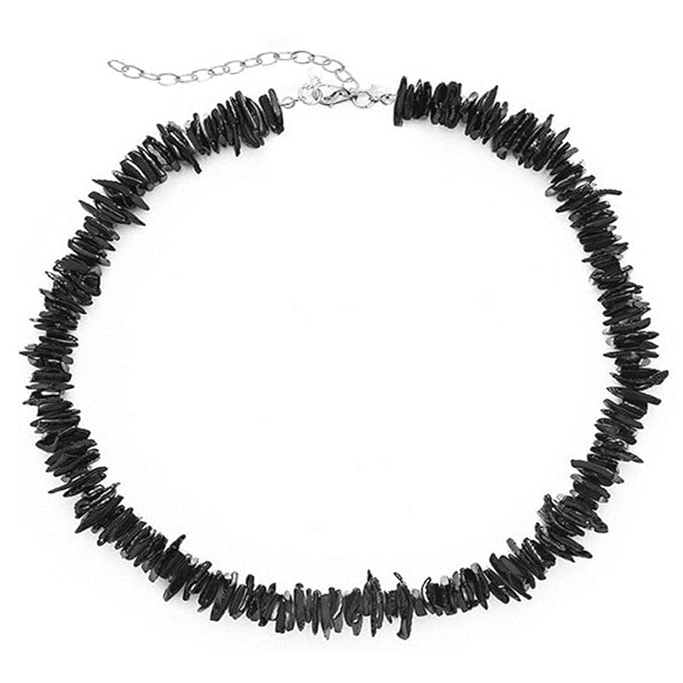 Beach Shell Natural Broken Irregular Clavicle Necklace