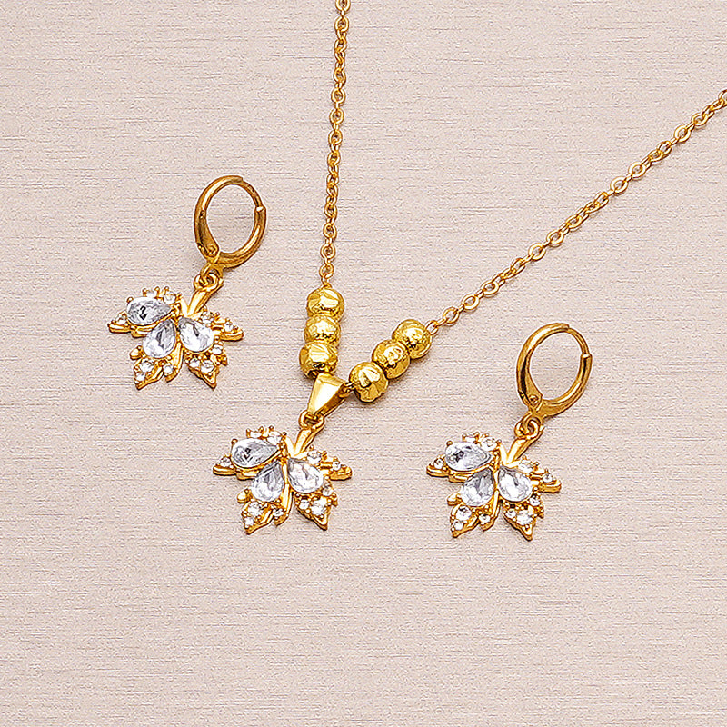 Maple Leaf Two-piece Special Interest Light Necklaces