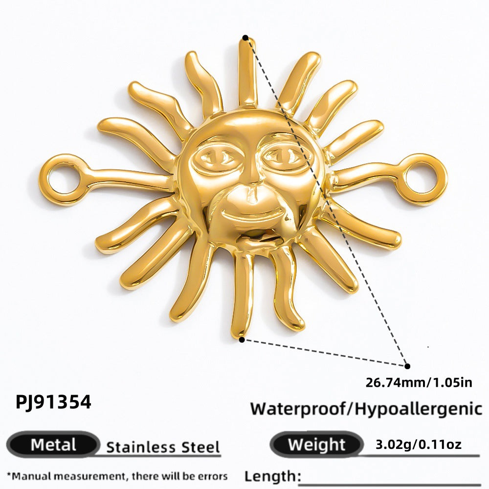 Classy Stylish Stainless Steel Gold-plated Design Jewelry Accessories