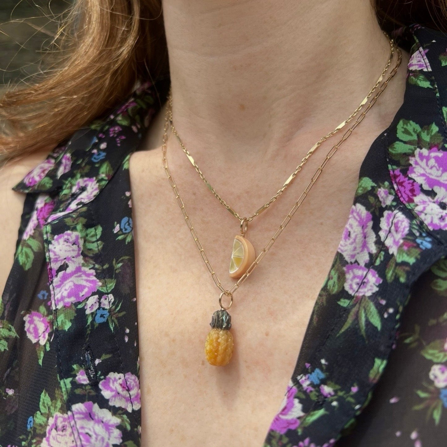 Fashion Popular Trendy Fruit Small Exquisite Pendants