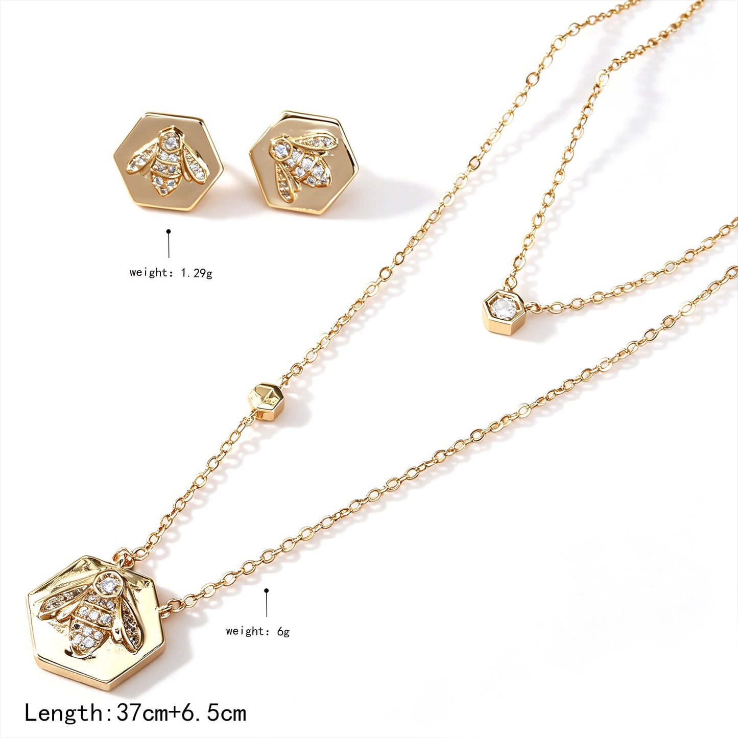 Diamond Light Luxury High-grade Exquisite Clavicle Necklaces