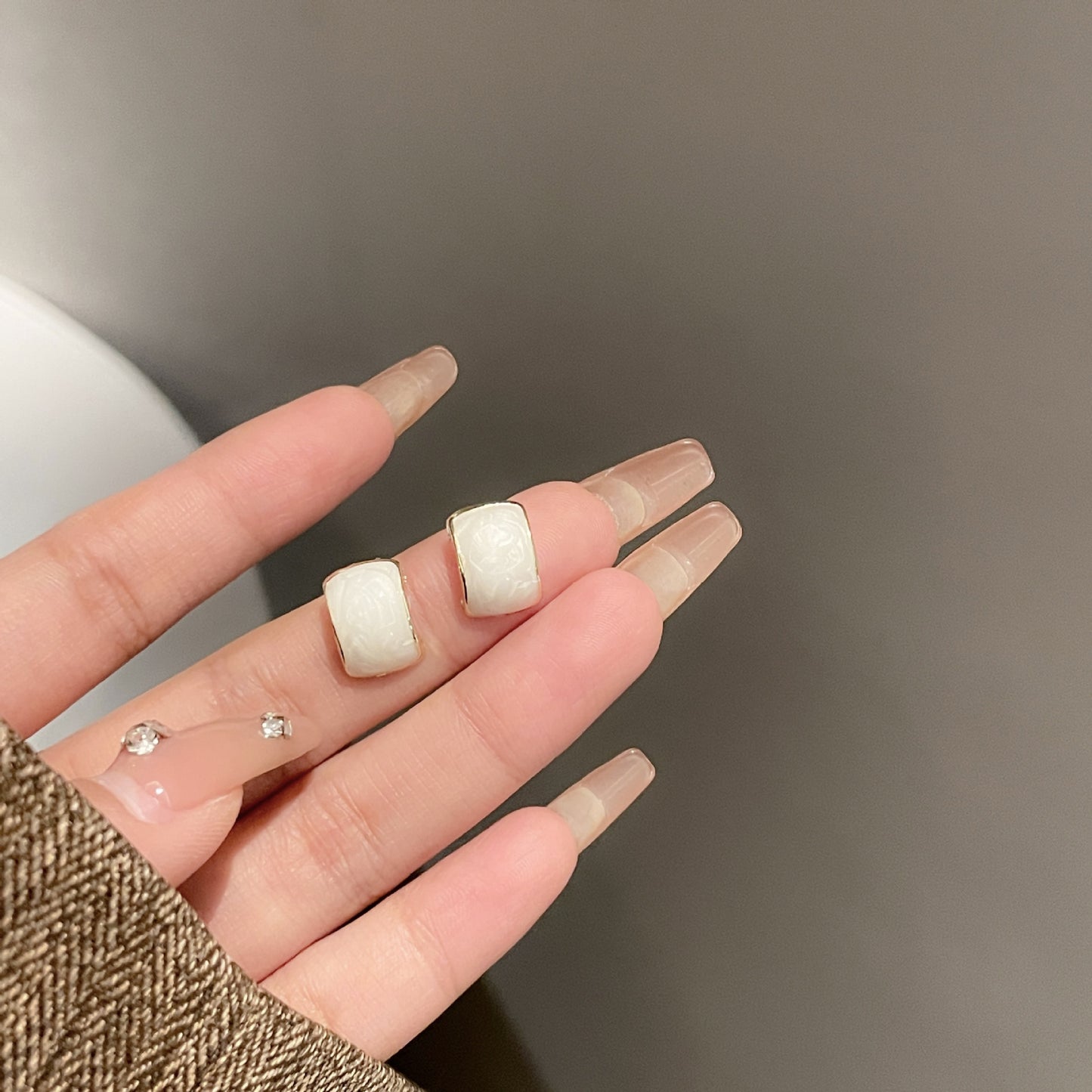 Women's Simple Modern Tassel Elegant Sweet Style Ear Clip Rings