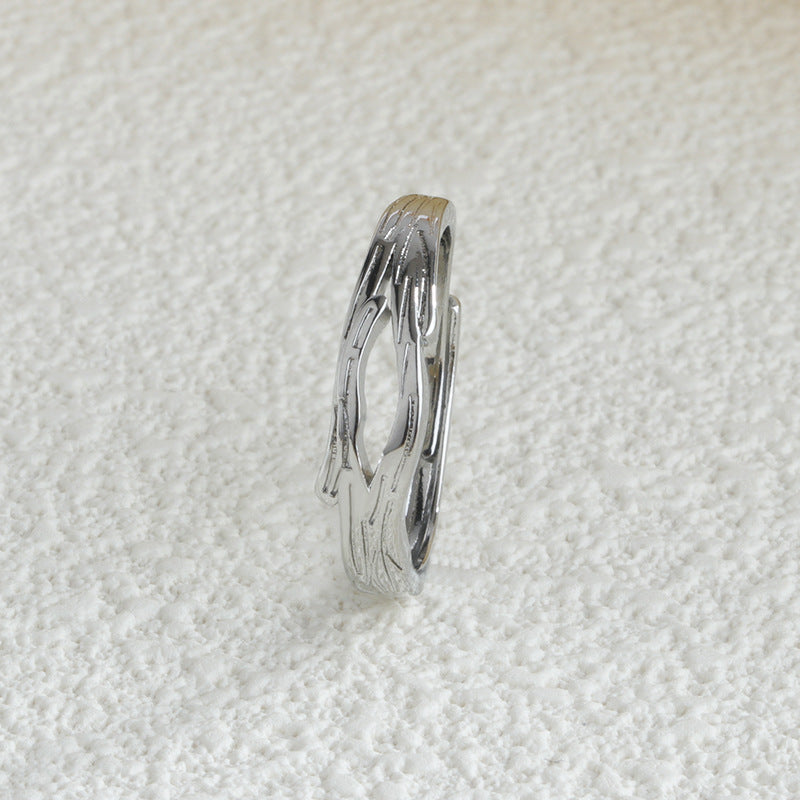 Of Minority Simple Valentine's Day Gift Fashion Creative Ginkgo Ring