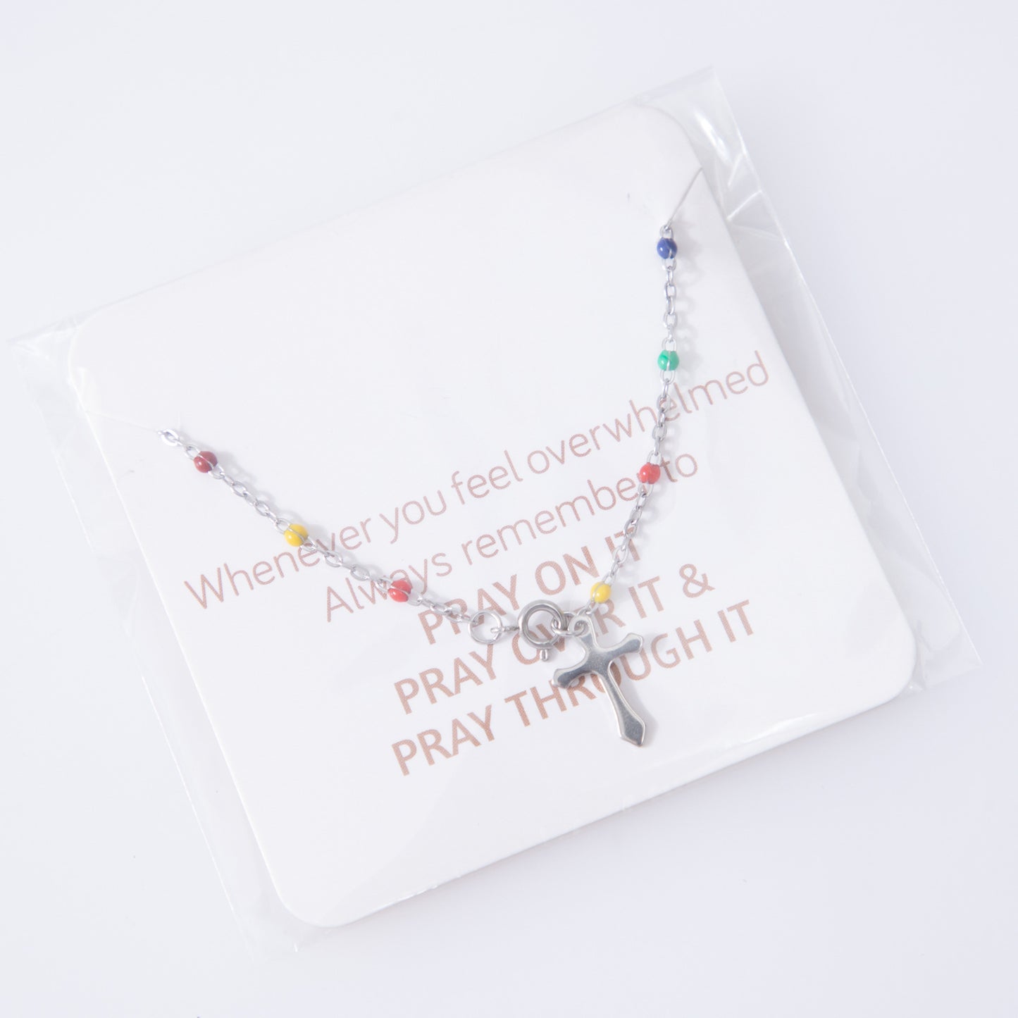 Titanium Steel Female Gold Plating Religious Style Stainless Anklets