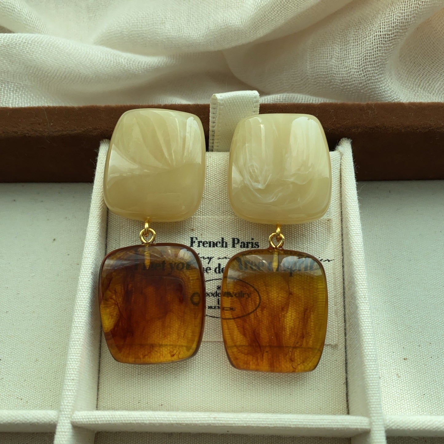 Artsy Semicircle Elegant Wild Candy Color Personalized Earrings