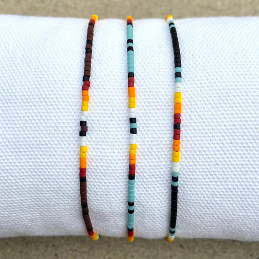 Small Hand-woven Beads Stringed Retro Style Bracelets