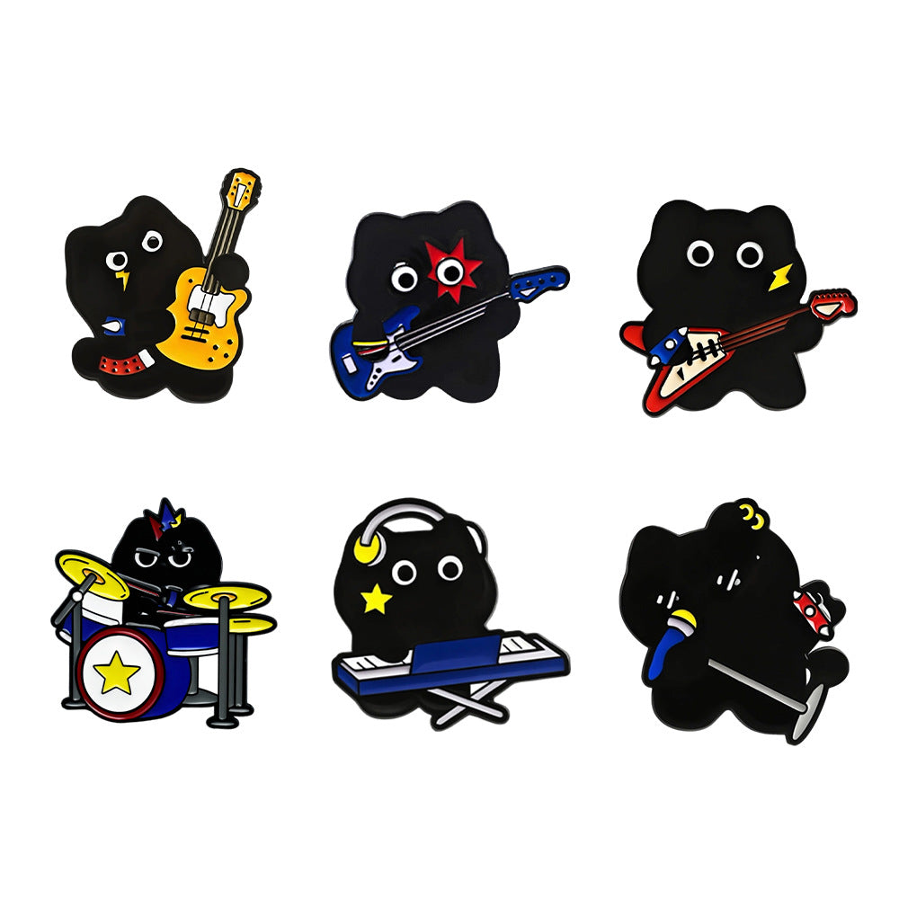 Cute Black Band Brooch Bag Decorative Brooches
