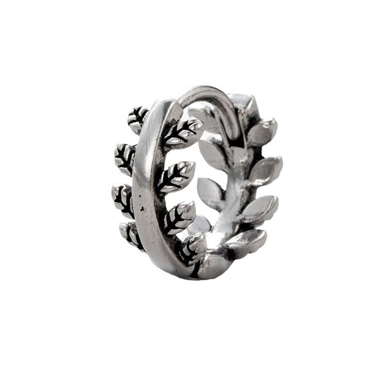 Men's Stainless Steel Cast Skull Letter Pattern Rings