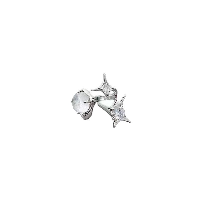 Women's Cat's Eye For Design Graceful Fashionable Irregular With Ring