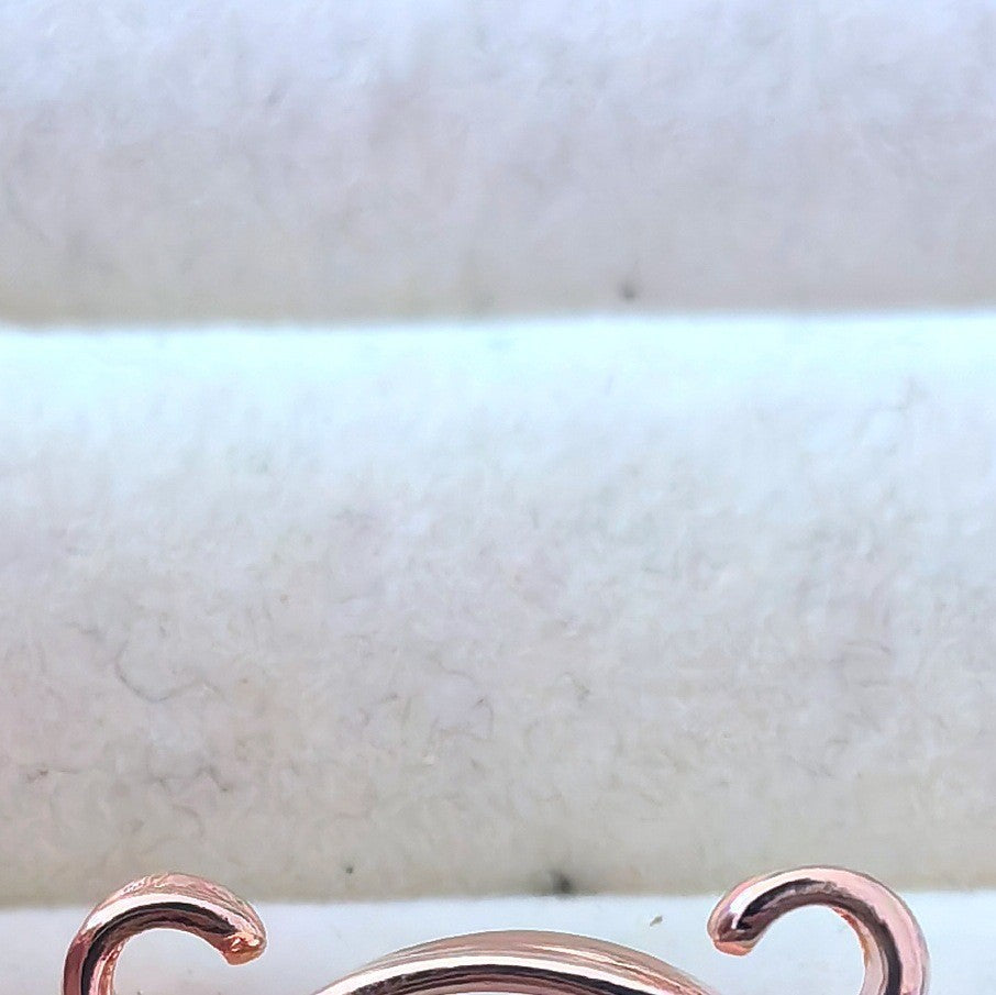 Men's Retro Trendy Sier Open Single Lucky Rings