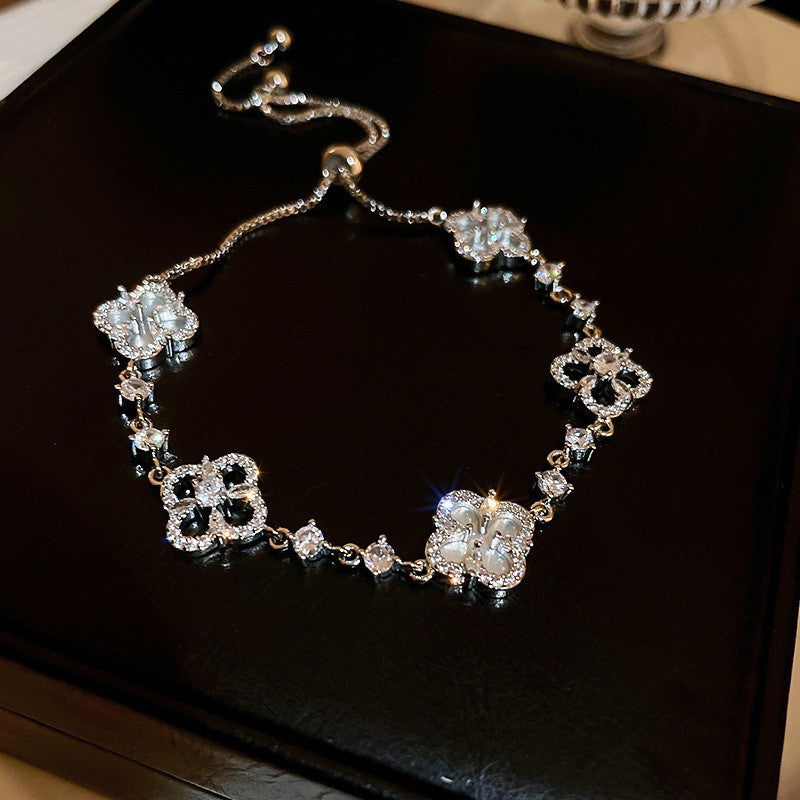 Fashion Zircon Adjustable Light Luxury High Sense Bracelets