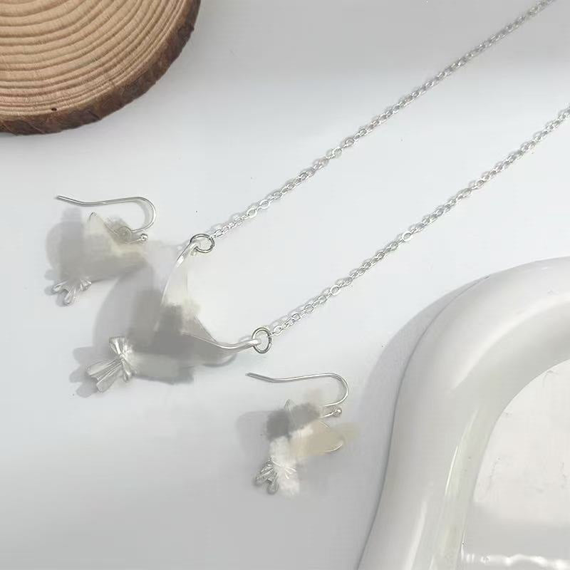Flower Stand Creative Gift Light Luxury Fashion Jewelry Set