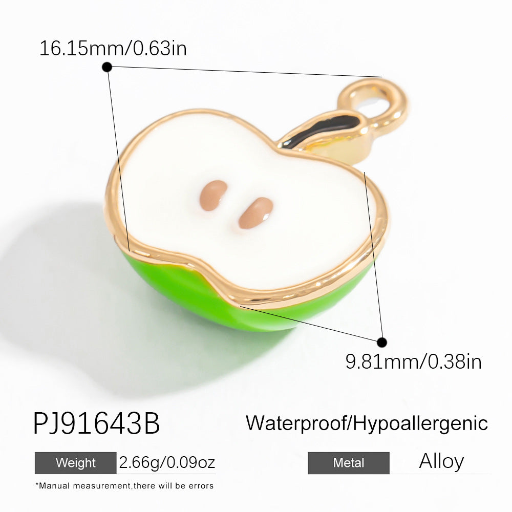 Mini Fruit Cartoon Pastoral Style Three-dimensional Jewelry Accessories