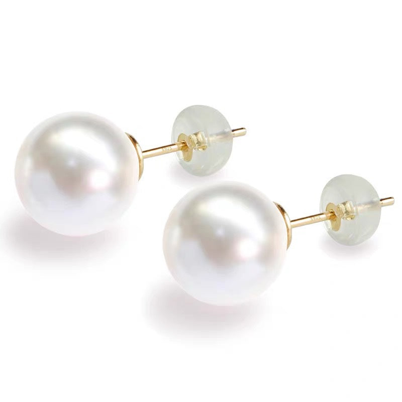 Sier Pearl Design Fashion Simple Style Earrings