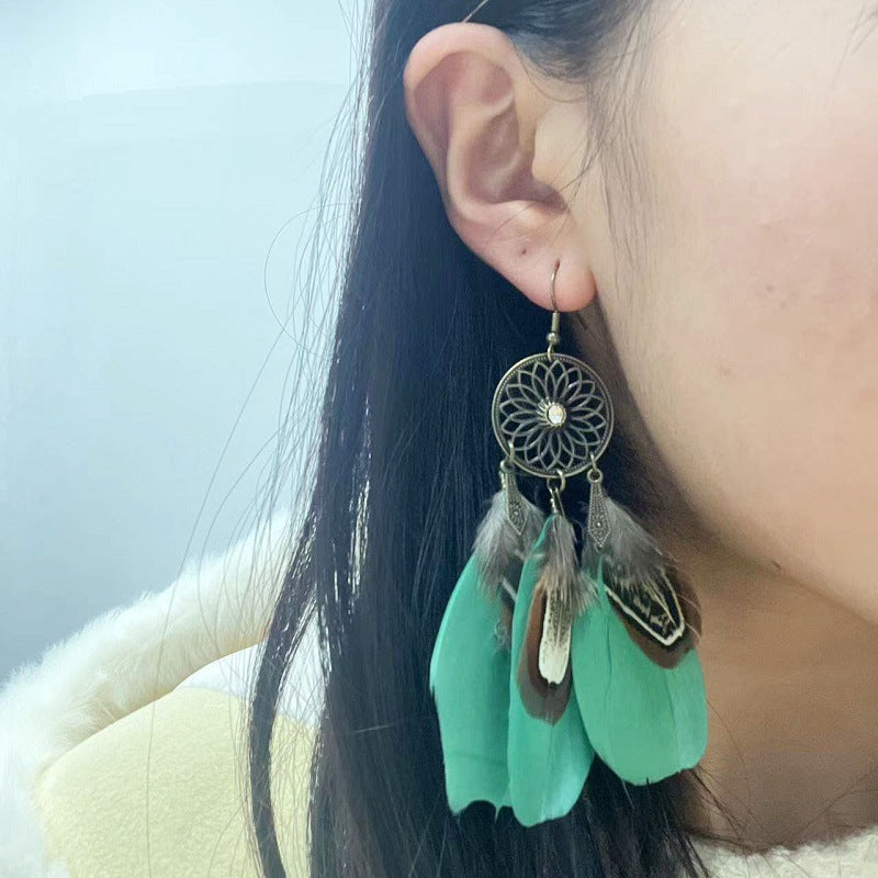 Sunflower Fashion Simple Feather Your Daisy Earrings