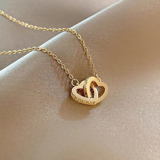 Women's Steel Jeweled Light Luxury Minority High-grade Pendants
