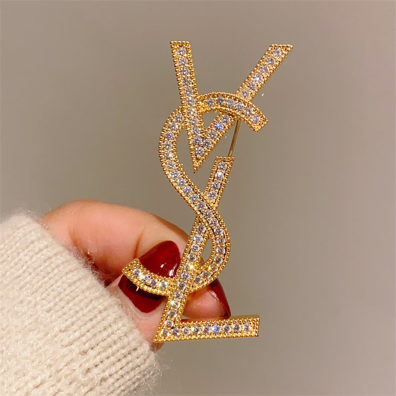 Women's & Men's Simple Versatile Senior Decoration Elegant Business Brooches