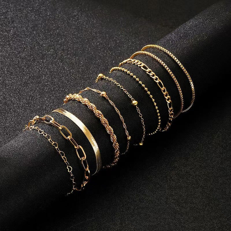 Women's Bohemian Minimalist Metal Chain Suit Bracelet