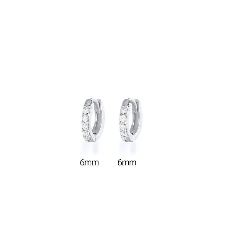 Women's Ear Clips Micro Inlaid Zircon Design Sense Earrings