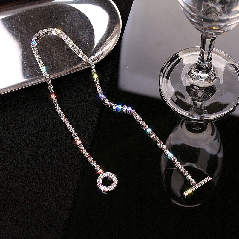 Flash Buckle Claw Chain Female Niche Design Necklace