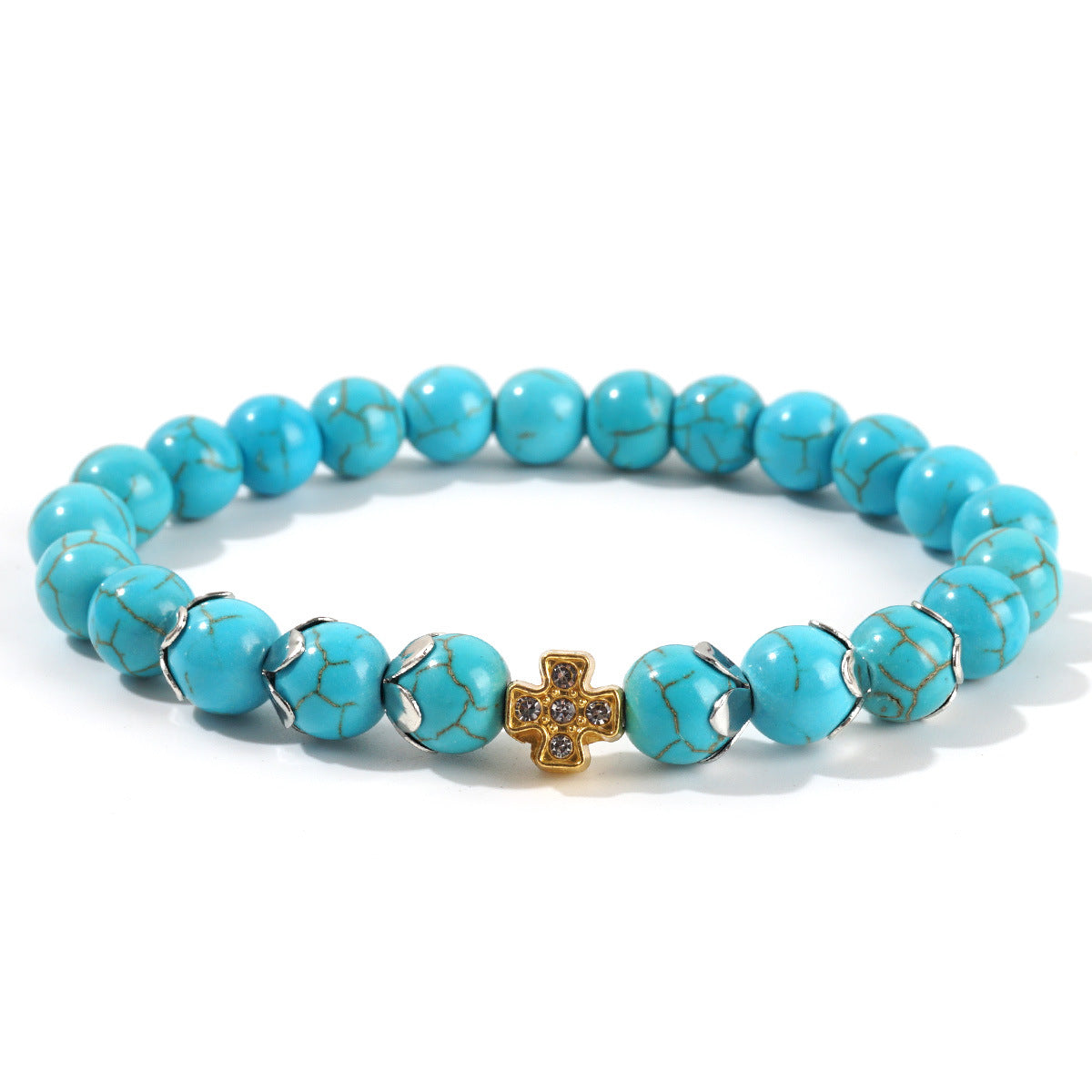 Women's Turquoise Cross Niche Design High-grade Simple Bracelets