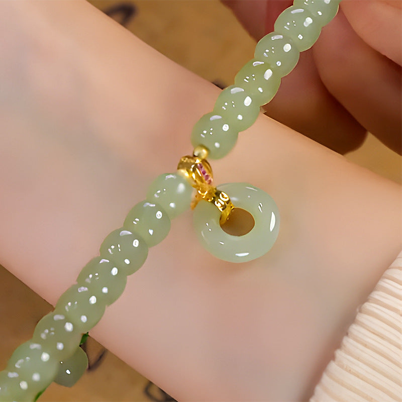 Women's Yu Safety Buckle High-grade Sense Niche Lucky Get Girlfriends Birthday Bracelets