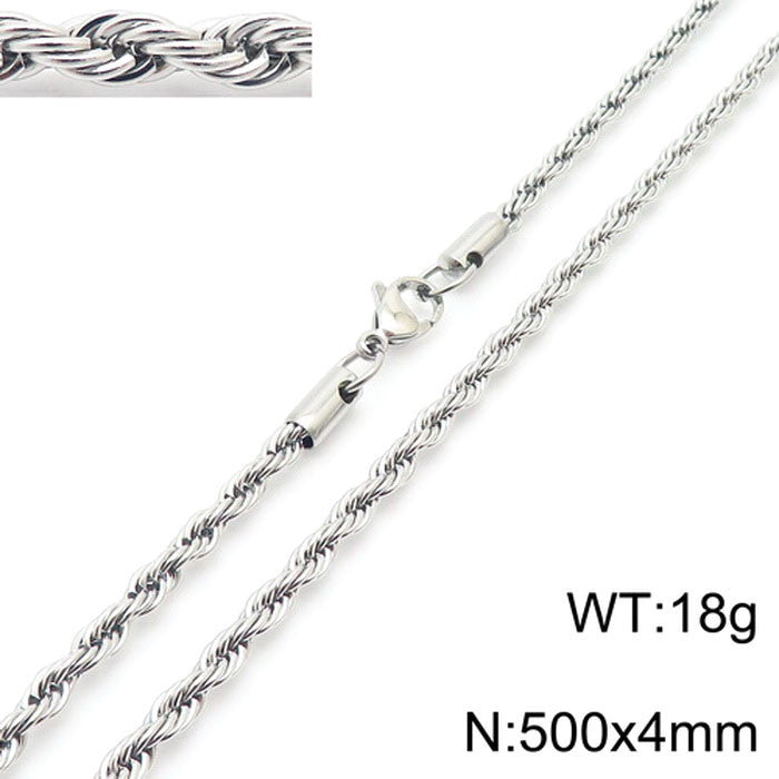 Women's & Men's Thick Thin Clavicle Chain Accessories Rock Necklaces