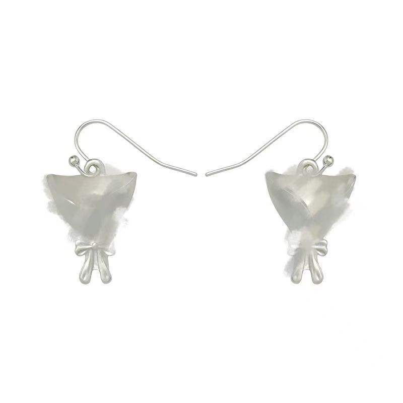 Flower Stand Creative Gift Light Luxury Fashion Jewelry Set