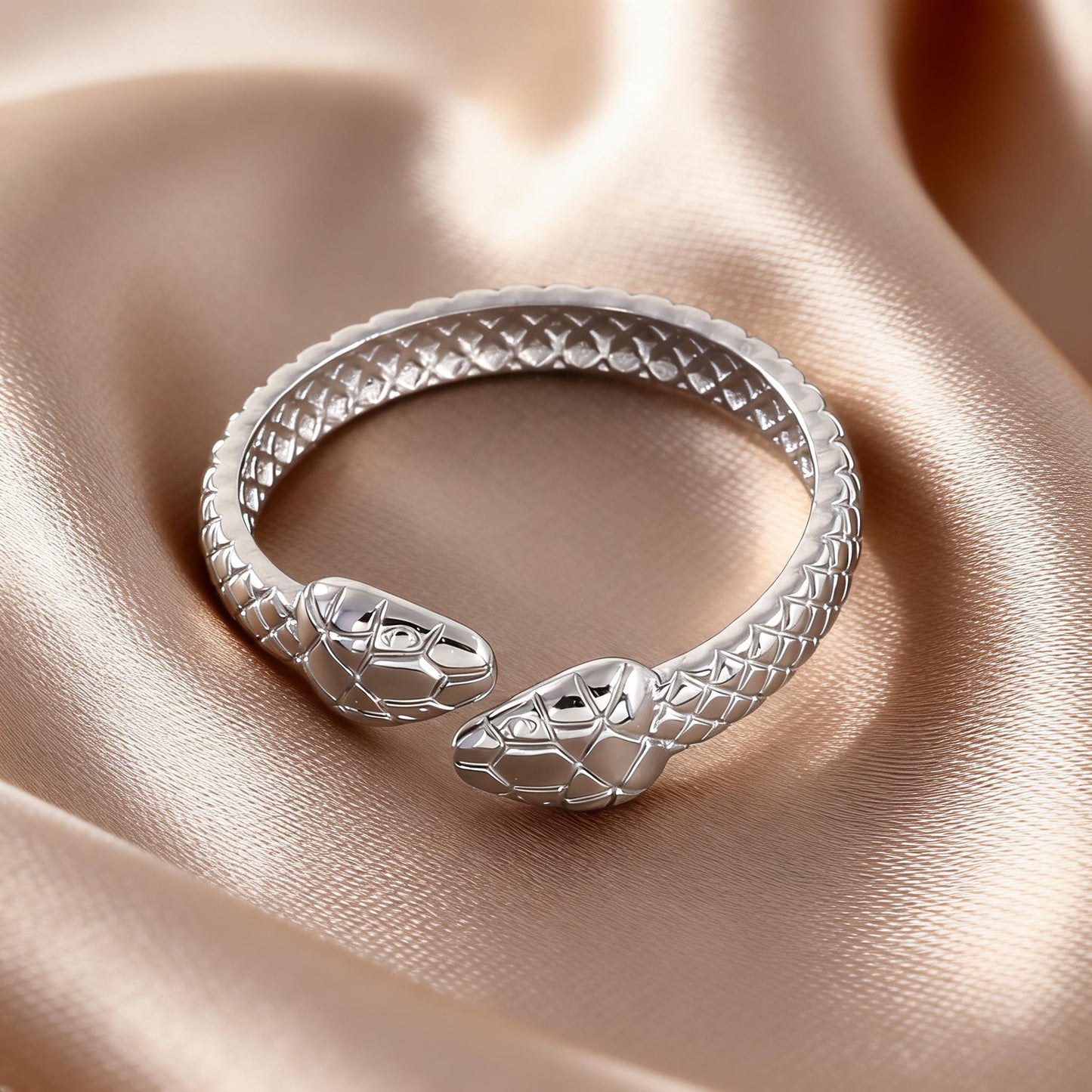 Steel Open-end Niche High-grade Fashion Trend Affordable Luxury Style Ring