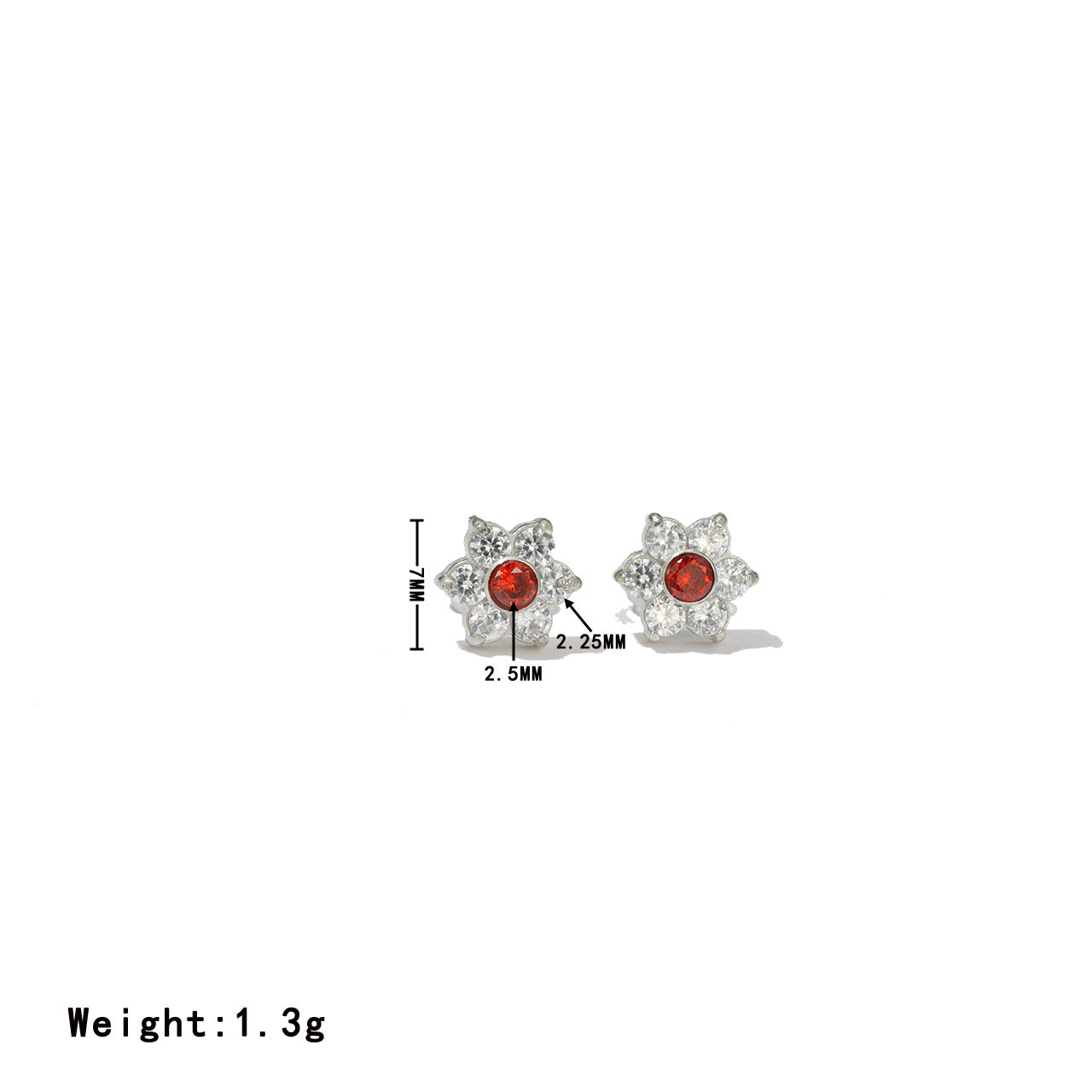 Inlaid Full-jeweled Female Design Senior Elegant Stud Earrings