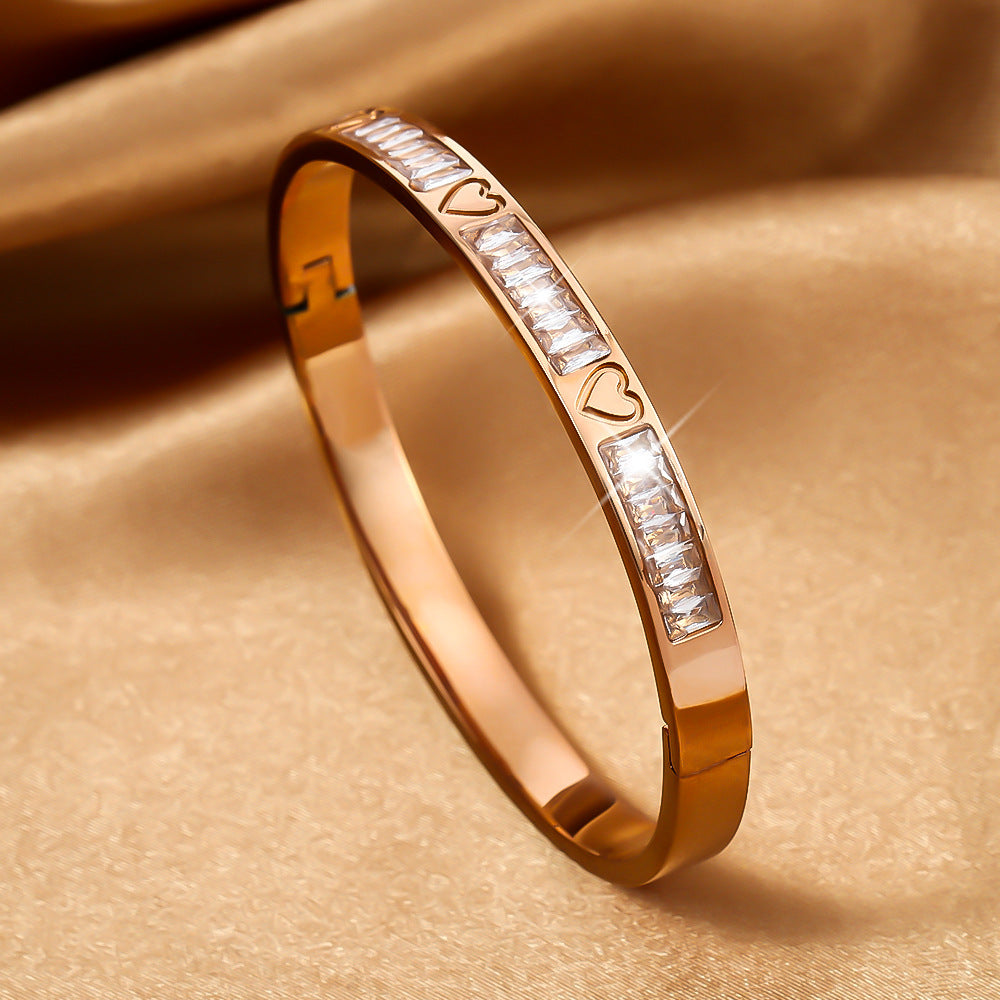 Titanium Steel Stainless Real Gold Furnace Bracelets