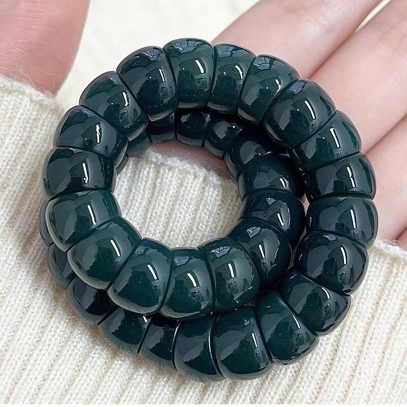 White Jade Bodhi Root Crafts Pork Intestine Bracelet