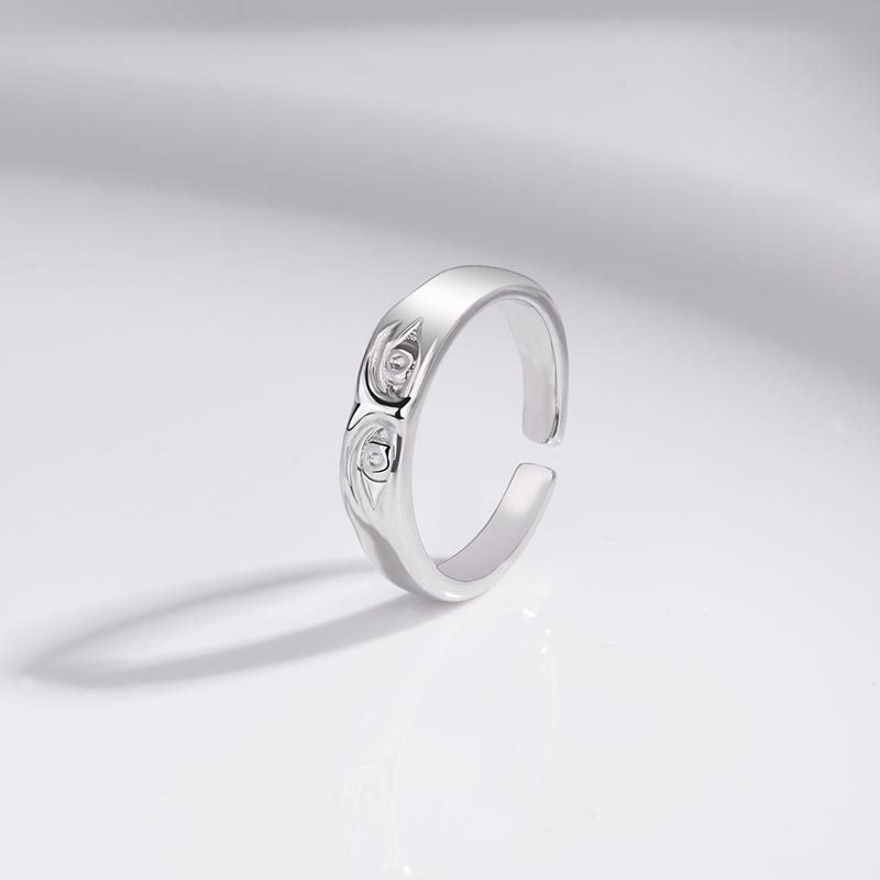 Fashion Minority Design Face Stacking Female Simple Rings