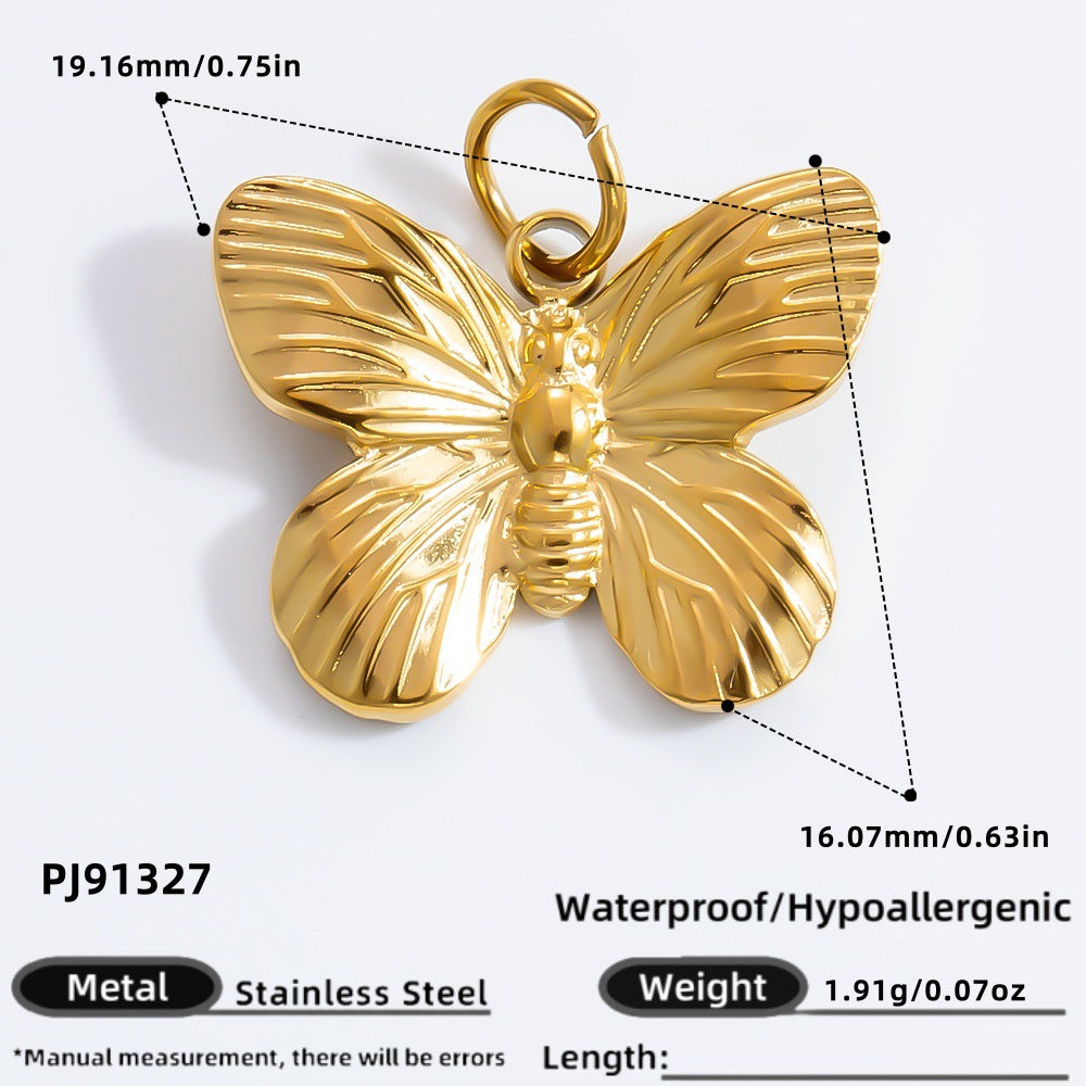 Classy Stylish Stainless Steel Gold-plated Design Jewelry Accessories