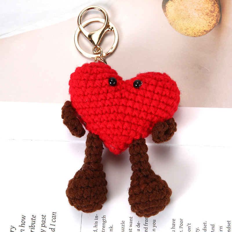 Finished Woven Series Toys Croissant Toast Hanging Ornaments