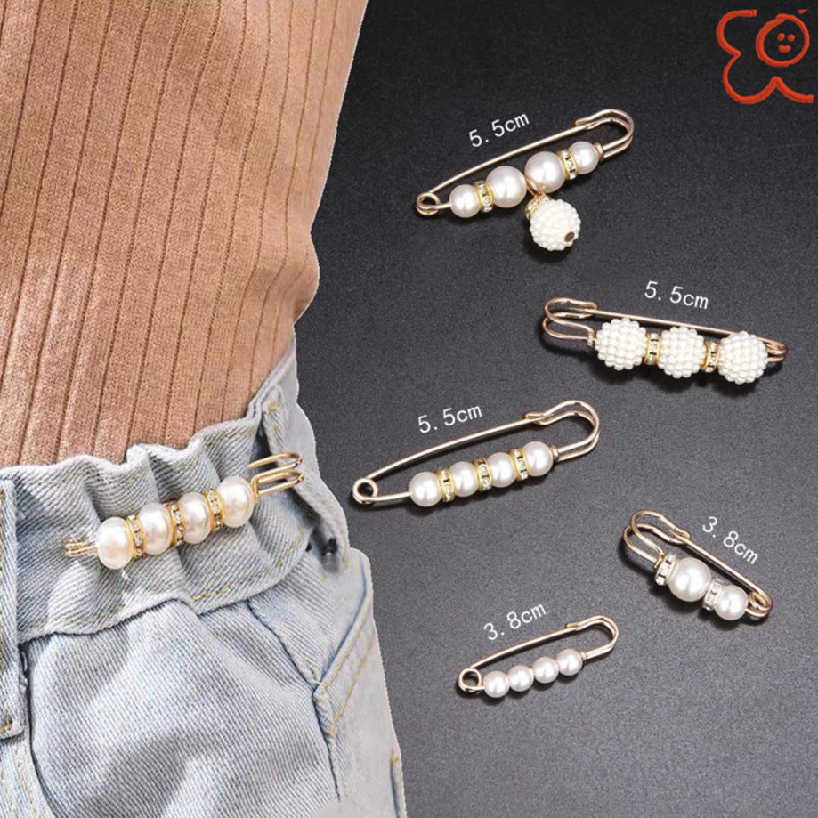 Fixed Clothes Clip Slimming Artifact Brooch Brooches
