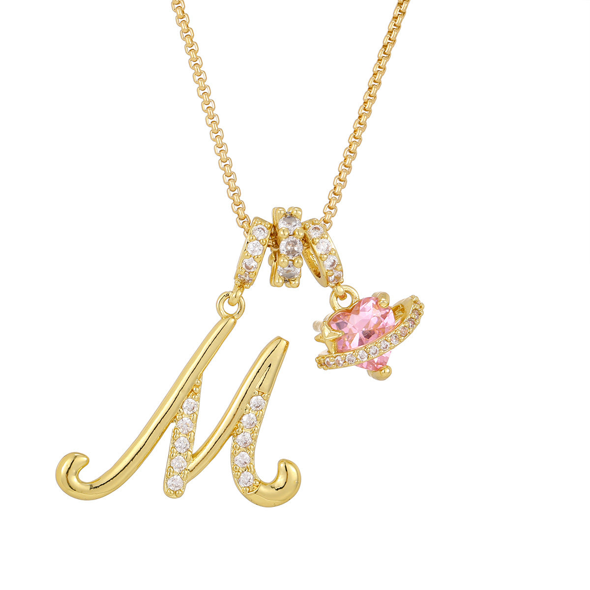 Dopamine English Letter Light Luxury Minority High Pendants