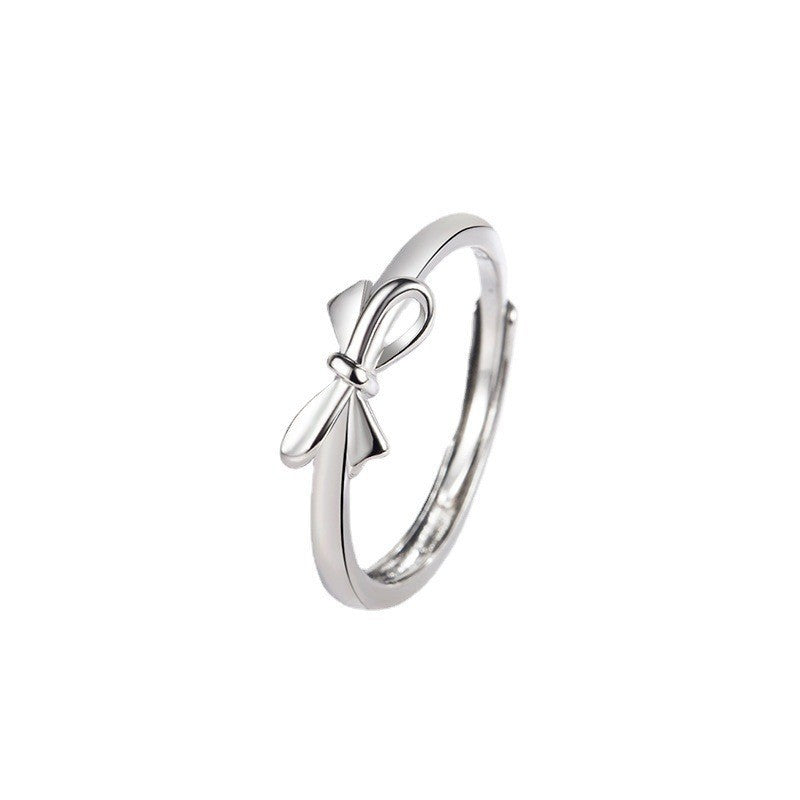Women's Simple Niche Design Geometric Lines Index Finger Sweet Ring
