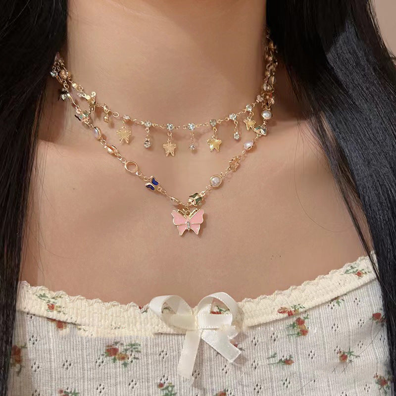 Women's Light Luxury Creative Niche Personality Clavicle Chain High Sense Necklaces