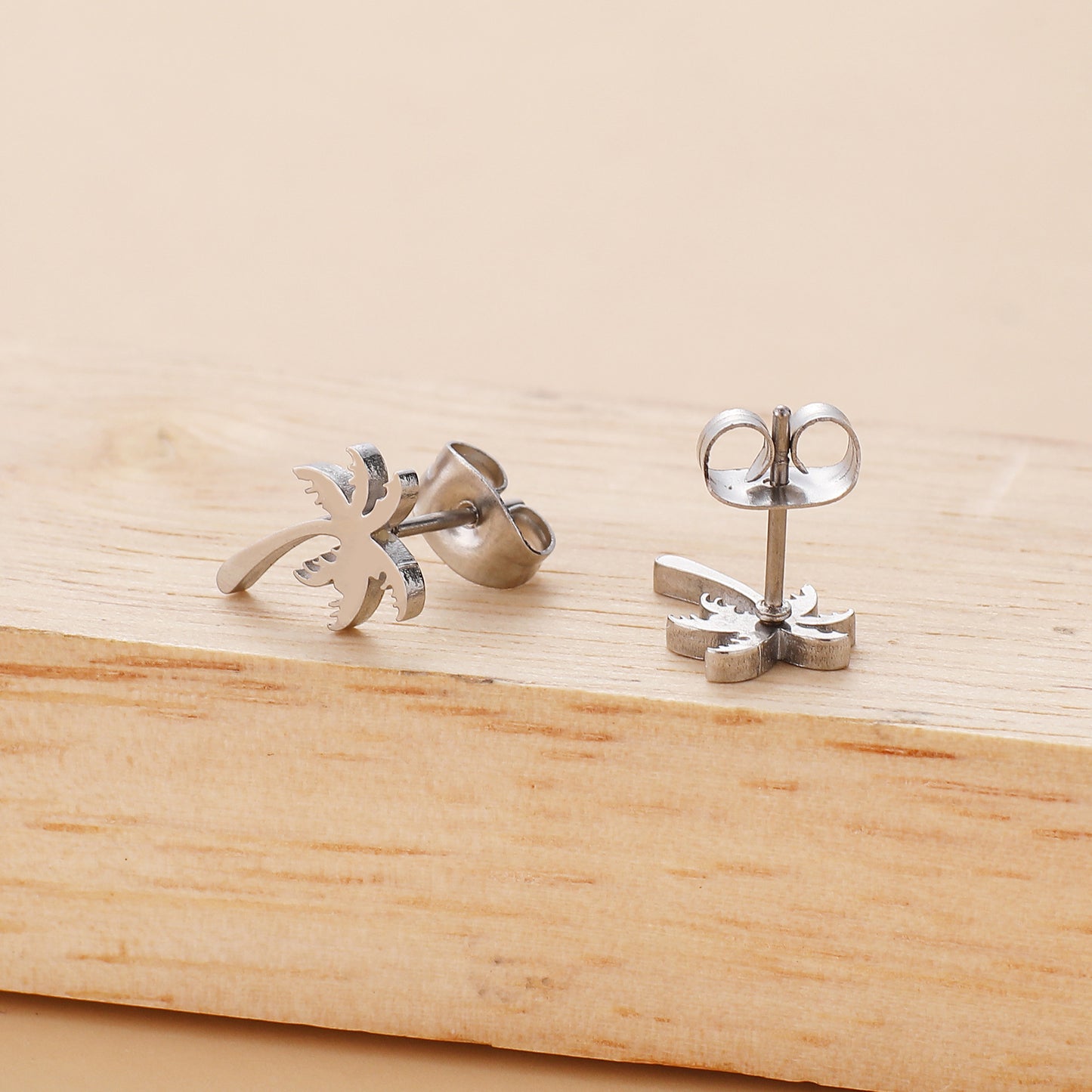 Popular Stainless Steel Fashion Coconut Shape Rings