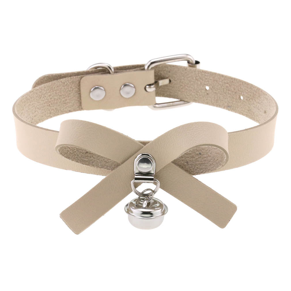 Punk Soft Graceful Bow Neckband Sexy Clang Collar