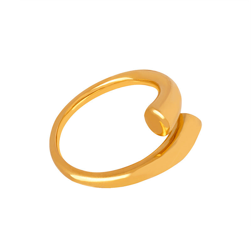 Design Cold Style Fashion Titanium Steel No Ring