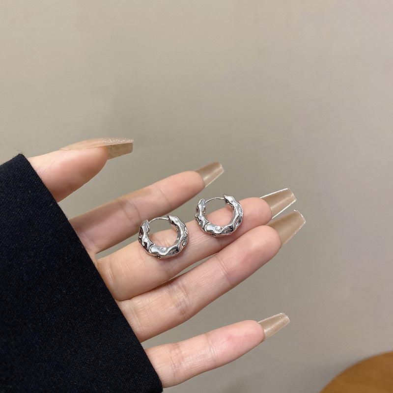 Design Metal Small Ear Cold Style High-grade Earrings