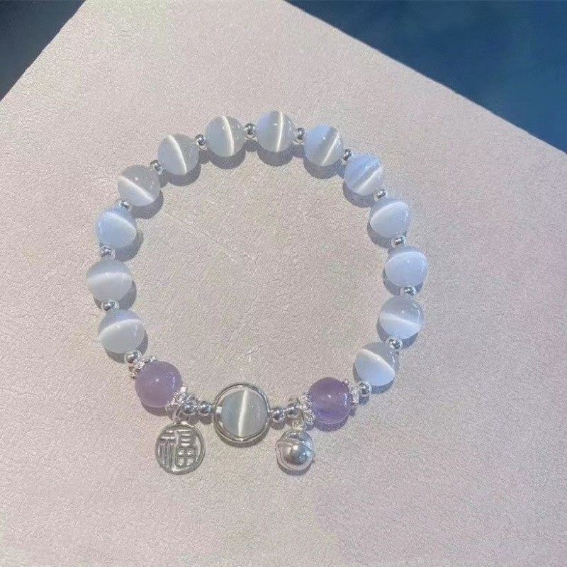 Stone Crystal Butterfly Female Design Gray Bracelets