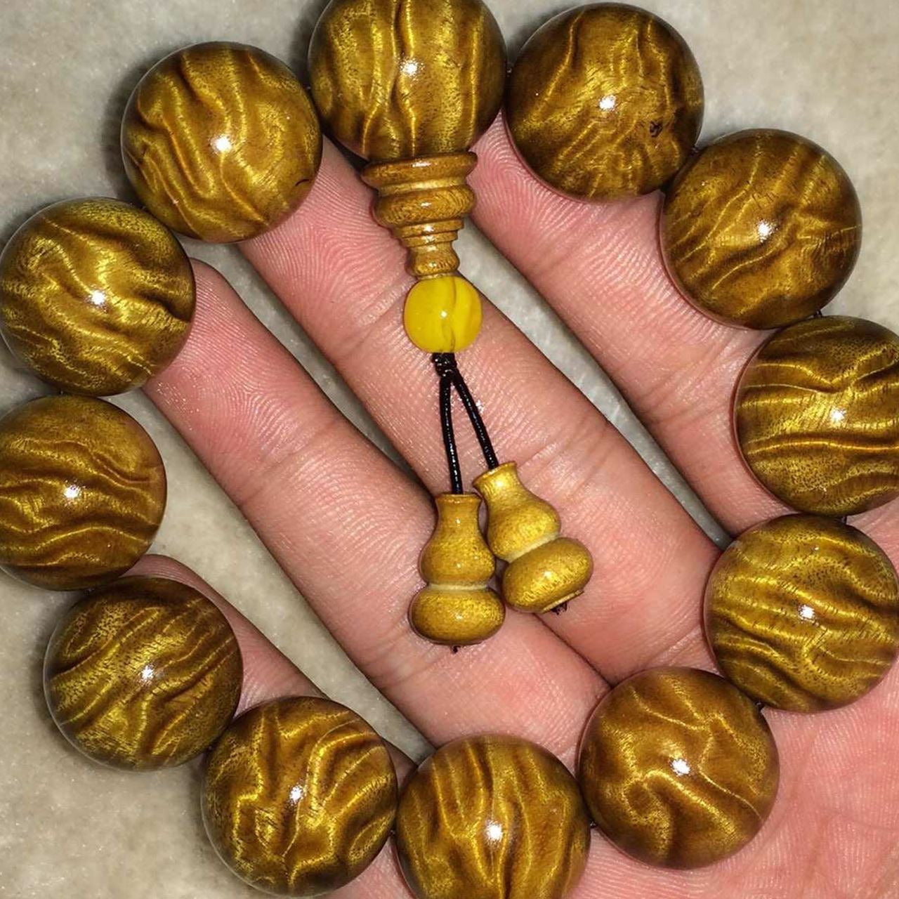 Women's & Men's Wooden Prayer Beads Jin Nan Submerged Wood Bracelets