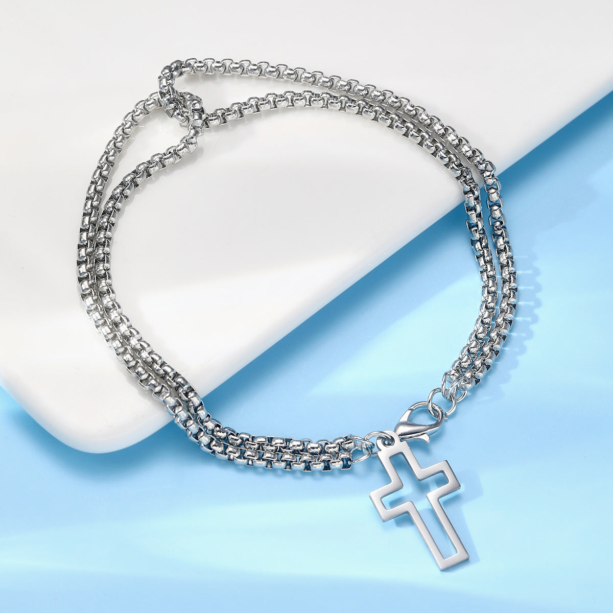 Cold Style Hollow Cross Personalized Minority Bracelets