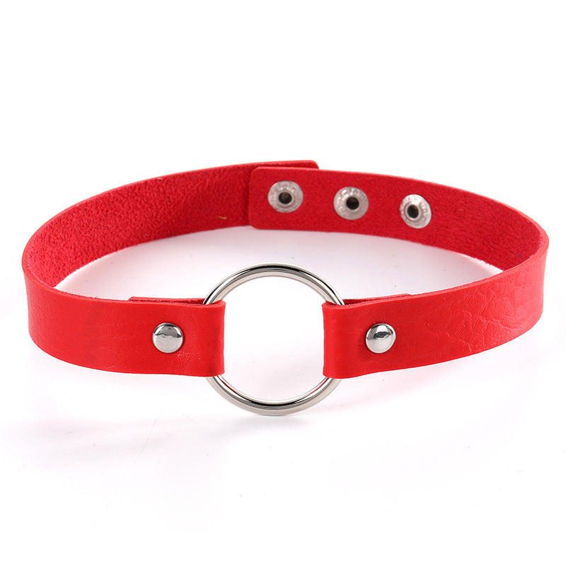 Style Trend Street Snap Punk Leather Rivet Rings