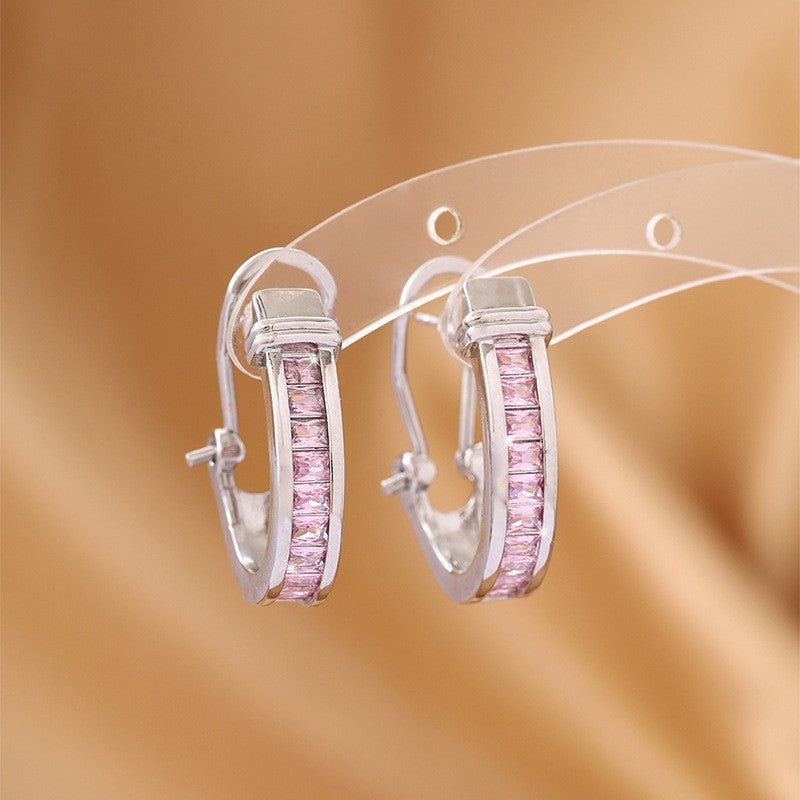 Simple High-grade Elegant Graceful Ear Clips Stud Earrings