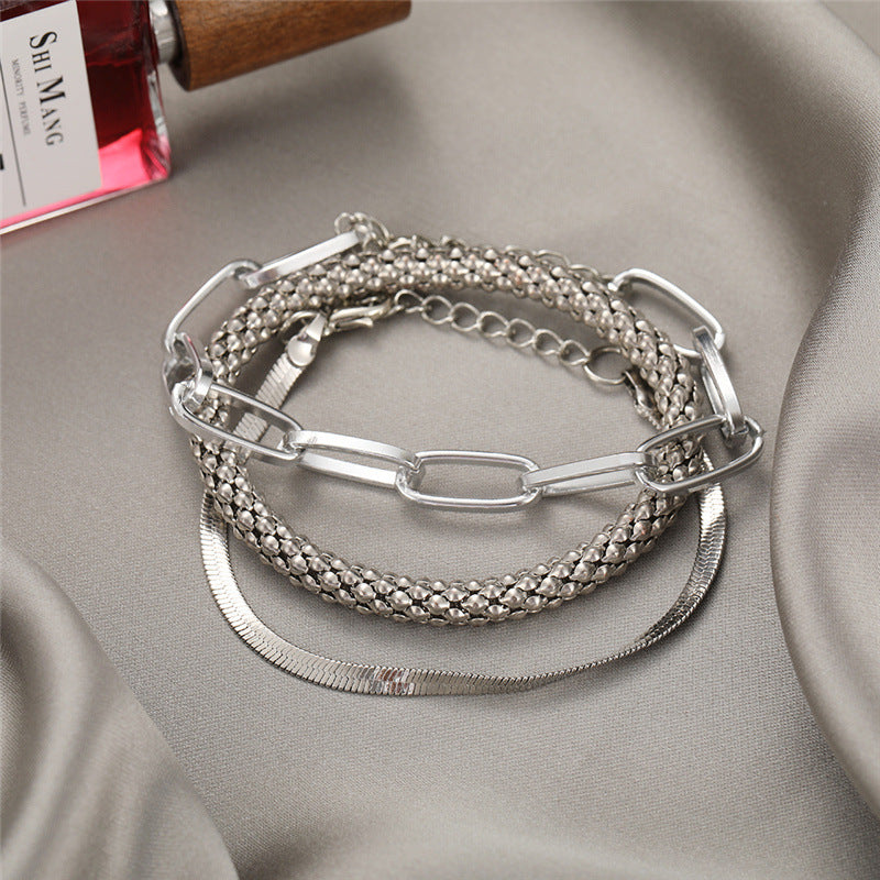 Creative Retro Snake Bones Chain Trendy Bracelets